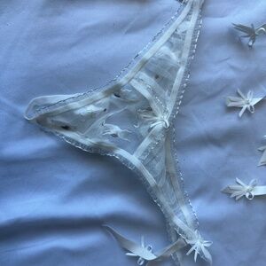 For Love and Lemons White Lace Panty